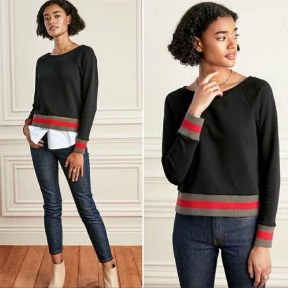 Stella & Dot 2 In 1 Pullover Sweater Size Medium - Picture 2 of 10